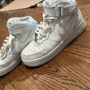 Nike White High-Top Sneakers